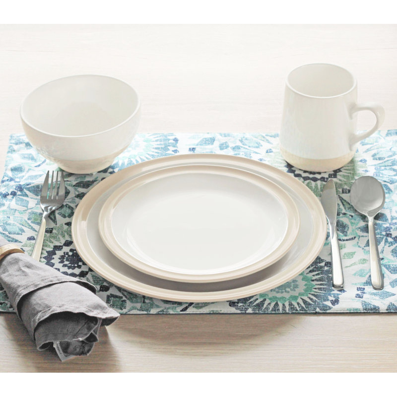 Laurel Foundry Modern Farmhouse Aldo 16 Piece Dinnerware Set, Service